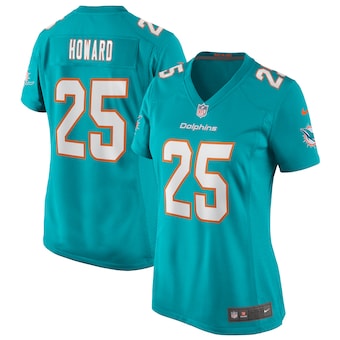 womens nike xavien howard aqua miami dolphins game jersey_pi